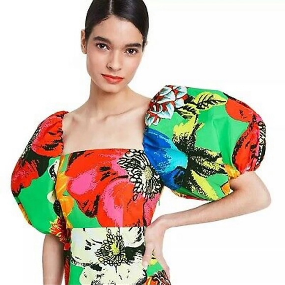 ChristopherJohn Rogers x Target Floral Puff Sleeve - Picture 3 of 8